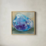 Beach Comber II by Jeanette Vertentes. Shown in a natural wood glass frame for a timeless modern aesthetic. Available as an archival giclee rolled canvas, fine art paper, or poster print. SKU 78750a.