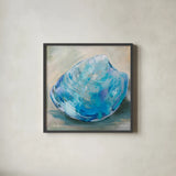 Beach Comber III by Jeanette Vertentes. Shown in a sleek black glass frame for a contemporary gallery look. Available as an archival giclee rolled canvas, fine art paper, or poster print. SKU 78751a.