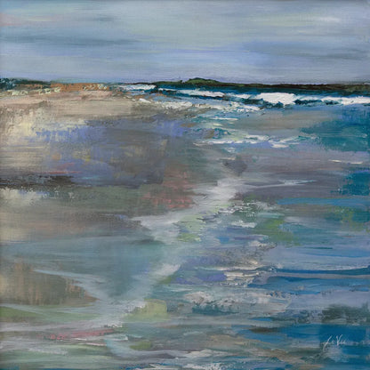 Beach Walk by Jeanette Vertentes. SKU 100313a. Archival Giclee Fine art print for wall decor.