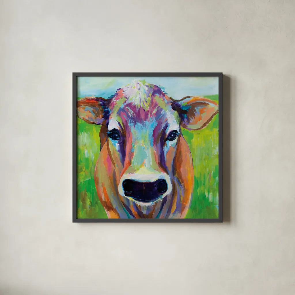 Beau by Jeanette Vertentes. Shown in a sleek black glass frame for a contemporary gallery look. Available as an archival giclee rolled canvas, fine art paper, or poster print. SKU 57134a.