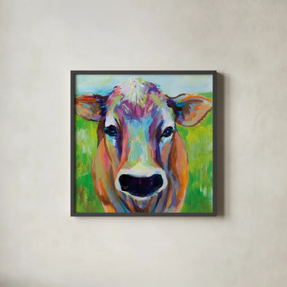 Beau by Jeanette Vertentes. Shown in a sleek black glass frame for a contemporary gallery look. Available as an archival giclee rolled canvas, fine art paper, or poster print. SKU 57134a.