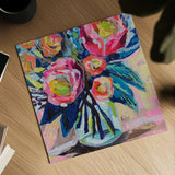 Because You Love Me by Jeanette Vertentes. Shown as a detailed flat fine art print, highlighting archival giclee quality. Available as an archival giclee rolled canvas, fine art paper, or poster print. SKU 97007a.