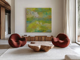 Bliss by Jeanette Vertentes. Shown as extra-large giant wall art in a modern living room. Available as an archival giclee rolled canvas, fine art paper, or poster print. SKU 55483a.