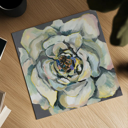 Bloom I by Jeanette Vertentes. Shown as a detailed flat fine art print, highlighting archival giclee quality. Available as an archival giclee rolled canvas, fine art paper, or poster print. SKU 54411a.