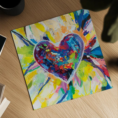 Blooming Love by Jeanette Vertentes. Shown as a detailed flat fine art print, highlighting archival giclee quality. Available as an archival giclee rolled canvas, fine art paper, or poster print. SKU 78268a.