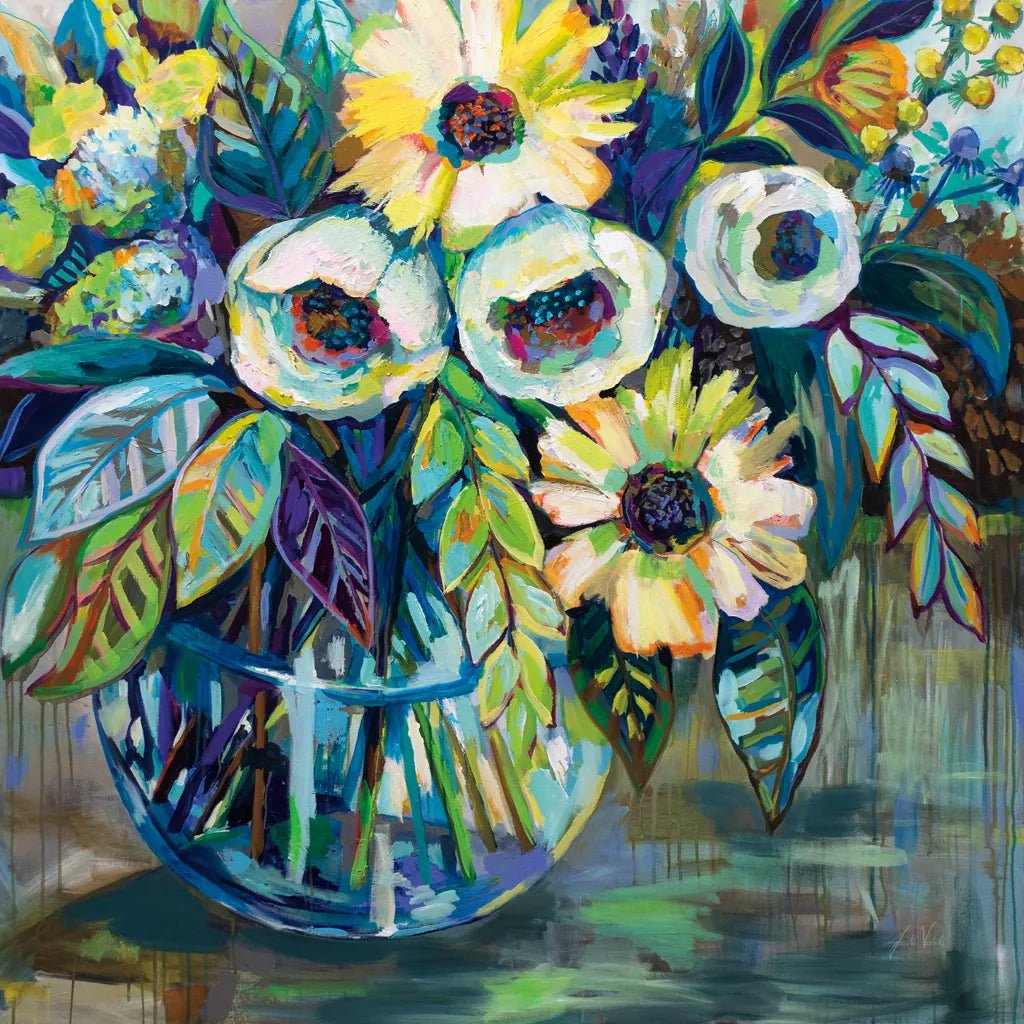 Blue Light by Jeanette Vertentes. SKU 53920a. Archival Giclee Fine art print for wall decor.