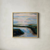 Breath by Jeanette Vertentes. Shown in a natural wood glass frame for a timeless modern aesthetic. Available as an archival giclee rolled canvas, fine art paper, or poster print. SKU 89212a.
