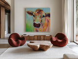 Brody by Jeanette Vertentes. Shown as extra-large giant wall art in a modern living room. Available as an archival giclee rolled canvas, fine art paper, or poster print. SKU 57132a.