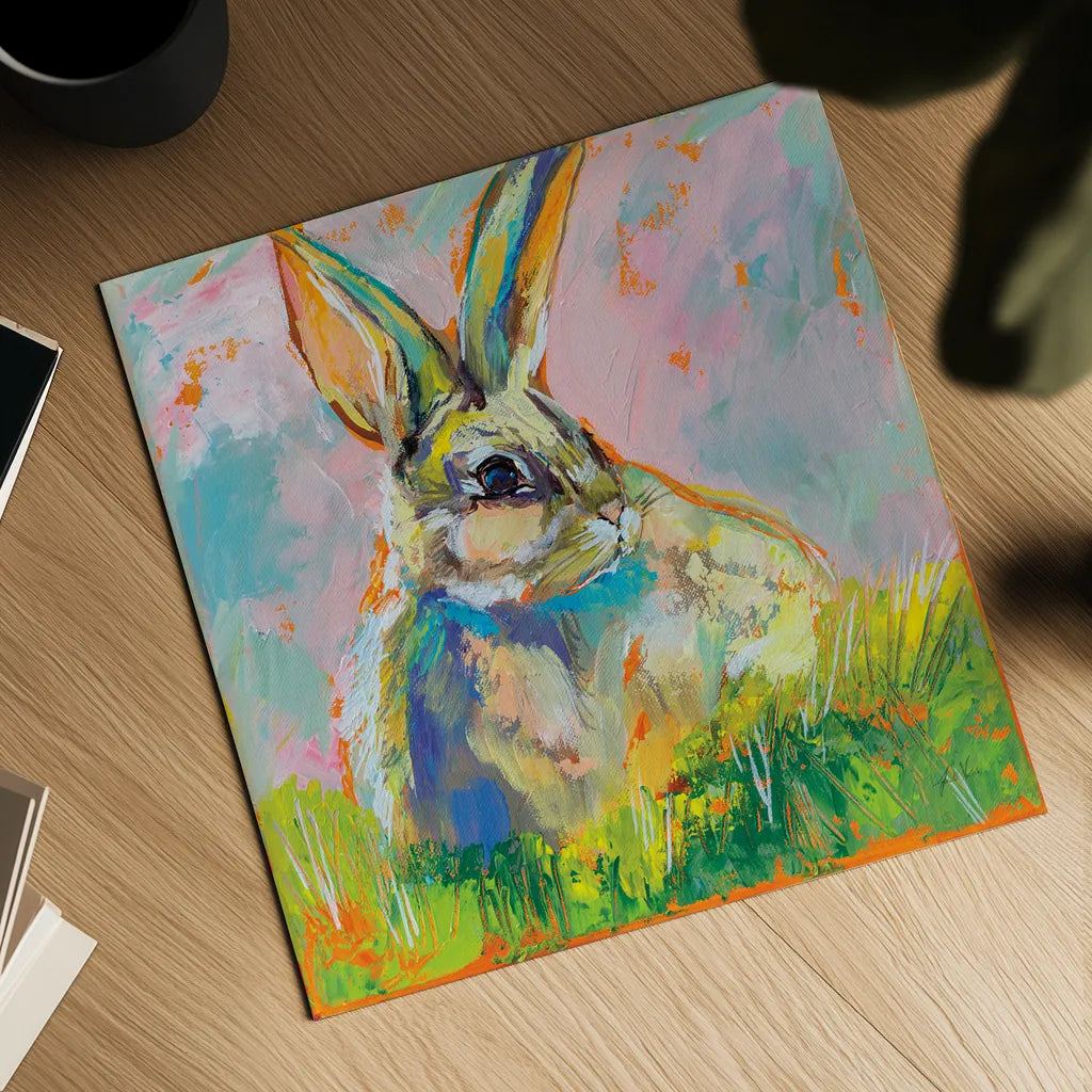 Bugsy by Jeanette Vertentes. Shown as a detailed flat fine art print, highlighting archival giclee quality. Available as an archival giclee rolled canvas, fine art paper, or poster print. SKU 71462a.