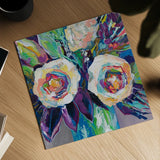 By My Side by Jeanette Vertentes. Shown as a detailed flat fine art print, highlighting archival giclee quality. Available as an archival giclee rolled canvas, fine art paper, or poster print. SKU 99845a.