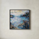 Captive by Jeanette Vertentes. Shown in a sleek black glass frame for a contemporary gallery look. Available as an archival giclee rolled canvas, fine art paper, or poster print. SKU 98376a.