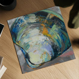 Clamshell Two by Jeanette Vertentes. Shown as a detailed flat fine art print, highlighting archival giclee quality. Available as an archival giclee rolled canvas, fine art paper, or poster print. SKU 55497a.
