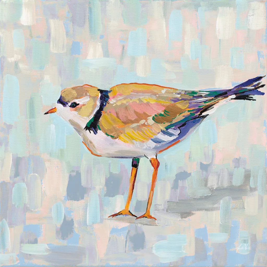 Coastal Plover IV v2 Neutral by Jeanette Vertentes. SKU 56827a. Archival Giclee Fine art print for wall decor.