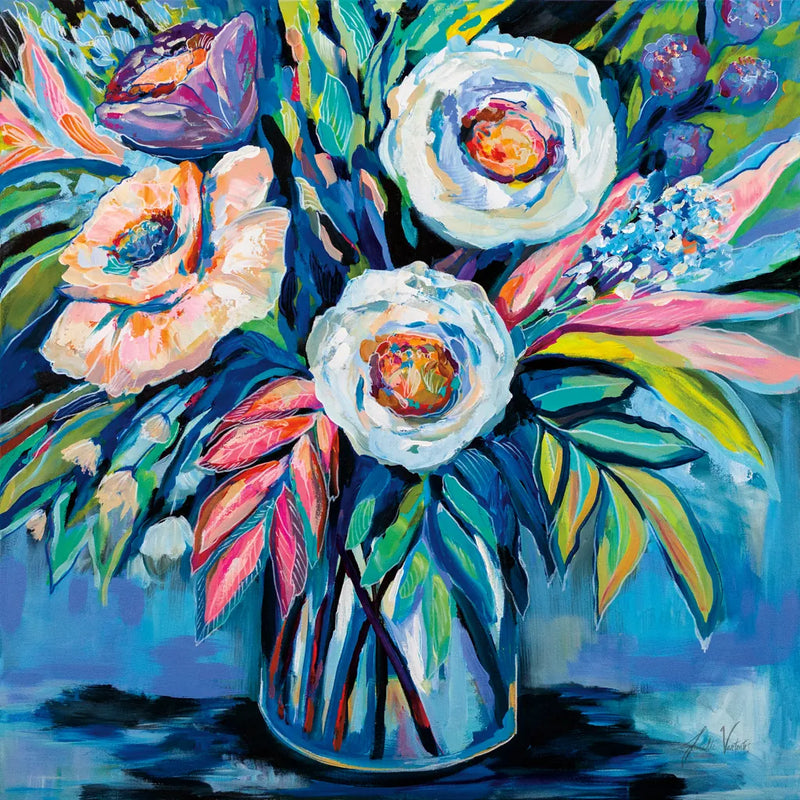 Confetti by Jeanette Vertentes. SKU 74831a. Archival Giclee Fine art print for wall decor.
