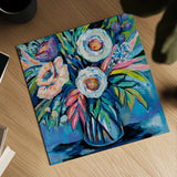 Confetti by Jeanette Vertentes. Shown as a detailed flat fine art print, highlighting archival giclee quality. Available as an archival giclee rolled canvas, fine art paper, or poster print. SKU 74831a.
