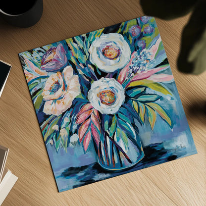 Confetti Light by Jeanette Vertentes. Shown as a detailed flat fine art print, highlighting archival giclee quality. Available as an archival giclee rolled canvas, fine art paper, or poster print. SKU 75827a.