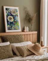Content by Jeanette Vertentes. shown as a paper print in a natural frame. Available as a archival giclee rolled canvas, fine art paper, or poster print. SKU 53976h.