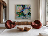 Courtesy by Jeanette Vertentes. Shown as extra-large giant wall art in a modern living room. Available as an archival giclee rolled canvas, fine art paper, or poster print. SKU 89210a.