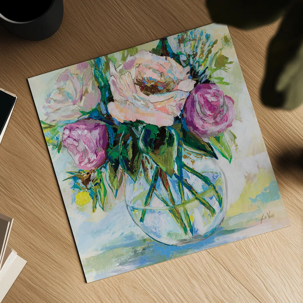 Crystal Clear by Jeanette Vertentes. Shown as a detailed flat fine art print, highlighting archival giclee quality. Available as an archival giclee rolled canvas, fine art paper, or poster print. SKU 71505a.