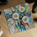 Curious by Jeanette Vertentes. Shown as a detailed flat fine art print, highlighting archival giclee quality. Available as an archival giclee rolled canvas, fine art paper, or poster print. SKU 87093a.