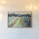 Dancing Legs by Jeanette Vertentes. shown as a paper print in a natural frame. Available as a archival giclee rolled canvas, fine art paper, or poster print. SKU 70558i.