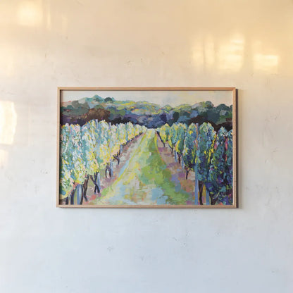 Dancing Legs by Jeanette Vertentes. shown as a paper print in a natural frame. Available as a archival giclee rolled canvas, fine art paper, or poster print. SKU 70558i.