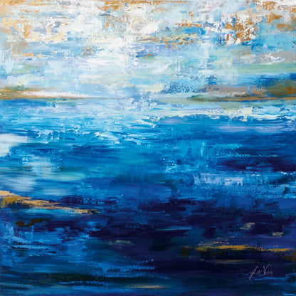 Deep Blue by Jeanette Vertentes. SKU 78294a. Archival Giclee Fine art print for wall decor.
