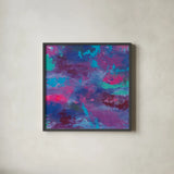 Delight by Jeanette Vertentes. Shown in a sleek black glass frame for a contemporary gallery look. Available as an archival giclee rolled canvas, fine art paper, or poster print. SKU 55476a.