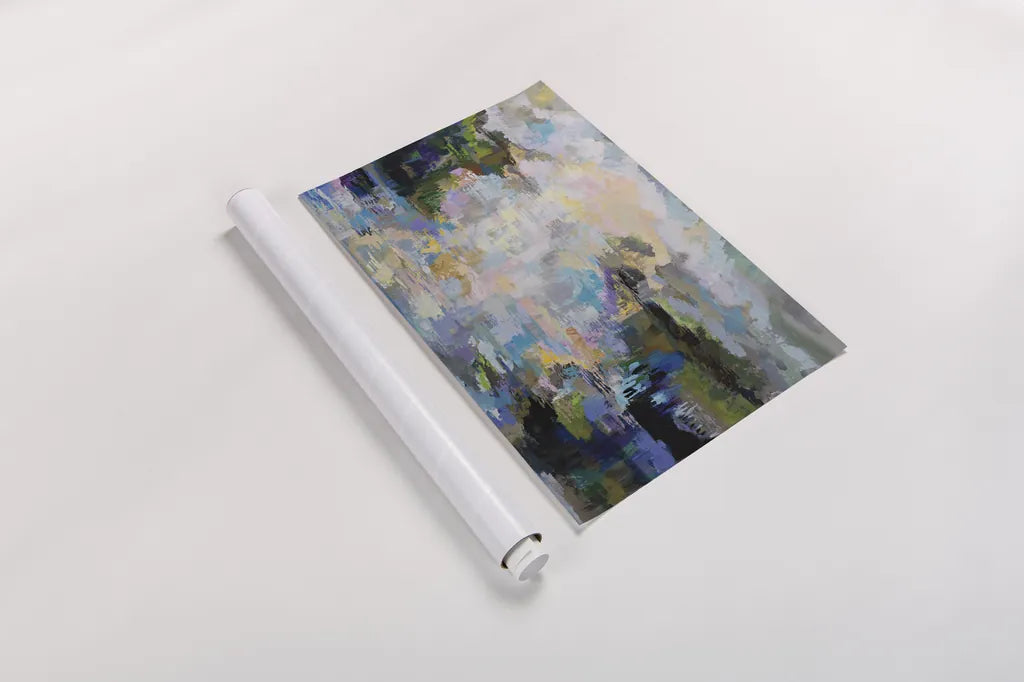 Dream by Jeanette Vertentes. shown as a rolled paper print. Available as archival giclee rolled canvas, fine art paper, or poster print. SKU 92255i.