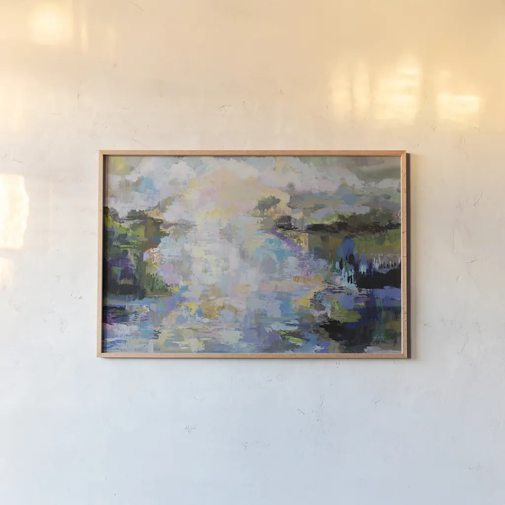 Dream by Jeanette Vertentes. shown as a paper print in a natural frame. Available as a archival giclee rolled canvas, fine art paper, or poster print. SKU 92255i.