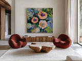 Dreamy by Jeanette Vertentes. Shown as extra-large giant wall art in a modern living room. Available as an archival giclee rolled canvas, fine art paper, or poster print. SKU 53177a.