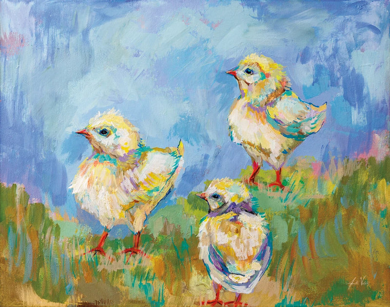 Easter Chicks Trio by Jeanette Vertentes