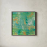Ecstasy by Jeanette Vertentes. Shown in a sleek black glass frame for a contemporary gallery look. Available as an archival giclee rolled canvas, fine art paper, or poster print. SKU 55480a.
