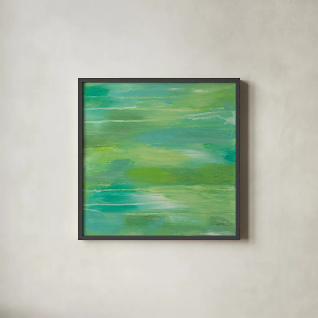 Elation by Jeanette Vertentes. Shown in a sleek black glass frame for a contemporary gallery look. Available as an archival giclee rolled canvas, fine art paper, or poster print. SKU 55481a.