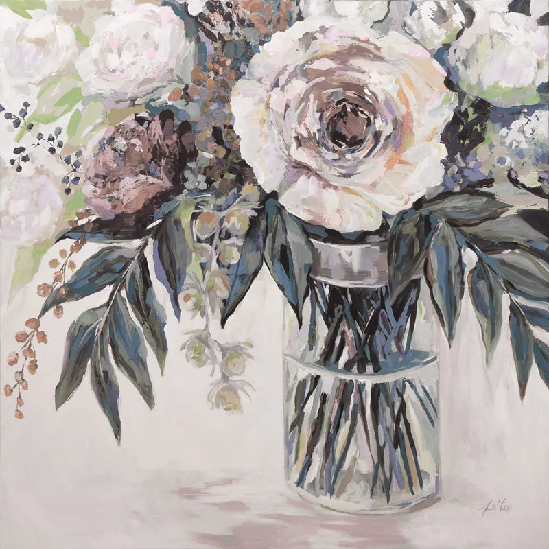 Elation Greige by Jeanette Vertentes. SKU 61740a. Archival Giclee Fine art print for wall decor.