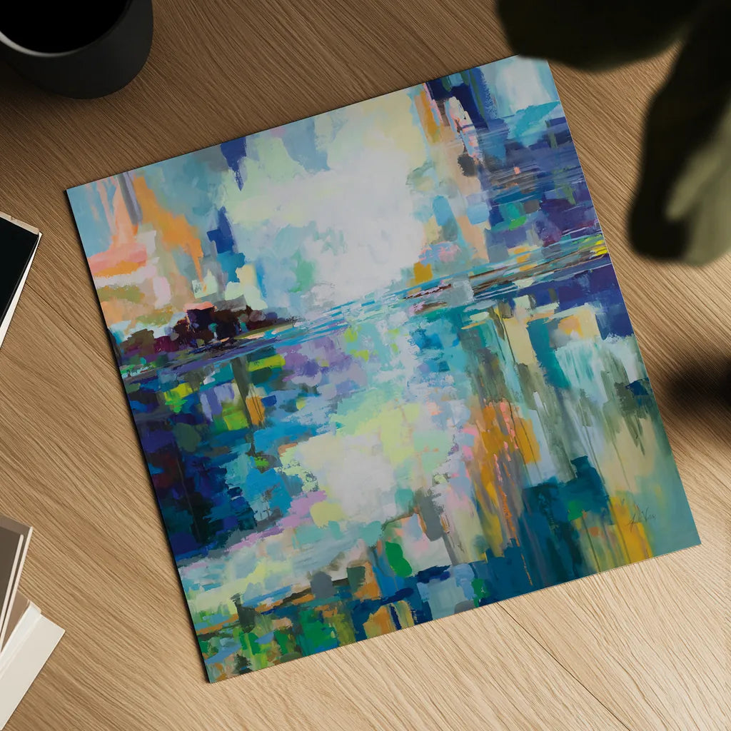 Elevated by Jeanette Vertentes. Shown as a detailed flat fine art print, highlighting archival giclee quality. Available as an archival giclee rolled canvas, fine art paper, or poster print. SKU 67456a.