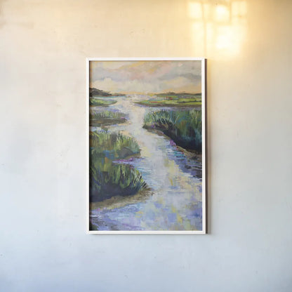 Escape by Jeanette Vertentes. shown as a paper print in a white frame. Available as a archival giclee rolled canvas, fine art paper, or poster print. SKU 92256h.