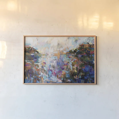 Fall Transformation by Jeanette Vertentes. shown as a paper print in a natural frame. Available as a archival giclee rolled canvas, fine art paper, or poster print. SKU 88568i.