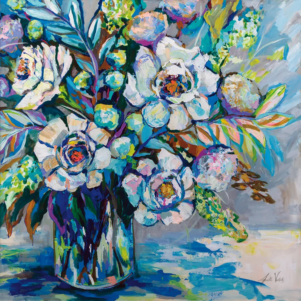 Feeling Blue I by Jeanette Vertentes. SKU 80795a. Archival Giclee Fine art print for wall decor.