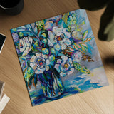 Feeling Blue I by Jeanette Vertentes. Shown as a detailed flat fine art print, highlighting archival giclee quality. Available as an archival giclee rolled canvas, fine art paper, or poster print. SKU 80795a.