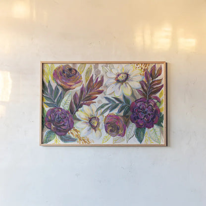 Festive Season I by Jeanette Vertentes. shown as a paper print in a natural frame. Available as a archival giclee rolled canvas, fine art paper, or poster print. SKU 59398i.