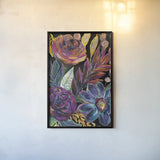 Festive Season I Black Crop I by Jeanette Vertentes. shown as a paper print in a black flame. Available as a archival giclee rolled canvas, fine art paper, or poster print. SKU 72292h.