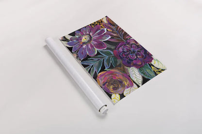 Festive Season I Black Crop II by Jeanette Vertentes. shown as a rolled paper print. Available as archival giclee rolled canvas, fine art paper, or poster print. SKU 72293h.