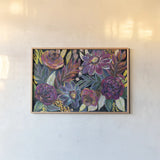 Festive Season I Dark by Jeanette Vertentes. shown as a paper print in a natural frame. Available as a archival giclee rolled canvas, fine art paper, or poster print. SKU 61317i.