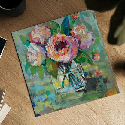 First of the Season by Jeanette Vertentes. Shown as a detailed flat fine art print, highlighting archival giclee quality. Available as an archival giclee rolled canvas, fine art paper, or poster print. SKU 53184a.