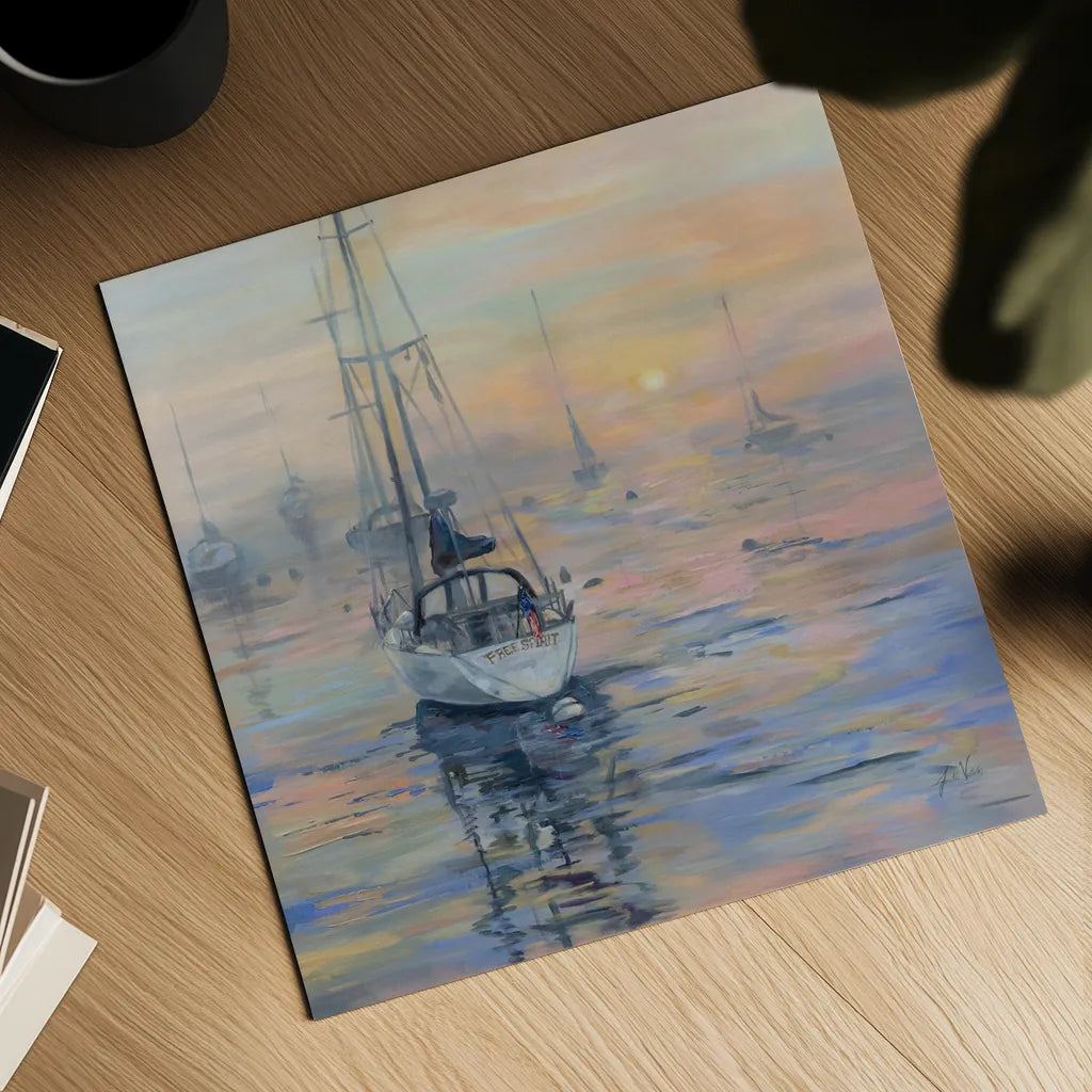 Free Spirit by Jeanette Vertentes. Shown as a detailed flat fine art print, highlighting archival giclee quality. Available as an archival giclee rolled canvas, fine art paper, or poster print. SKU 100302a.