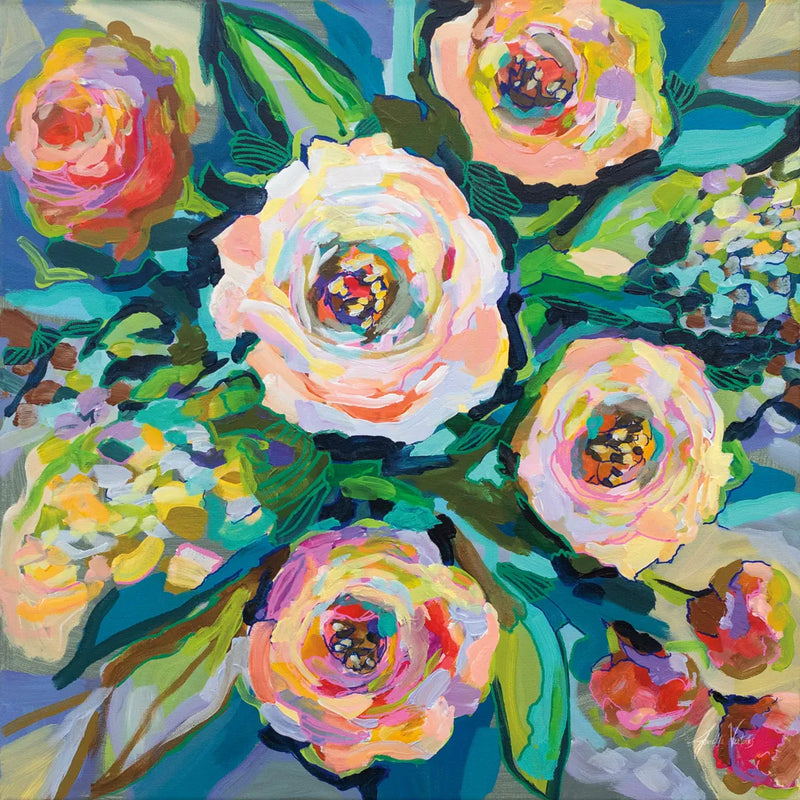 Garden View by Jeanette Vertentes. SKU 54418a. Archival Giclee Fine art print for wall decor.