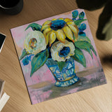 Ginger Jar II by Jeanette Vertentes. Shown as a detailed flat fine art print, highlighting archival giclee quality. Available as an archival giclee rolled canvas, fine art paper, or poster print. SKU 53238a.