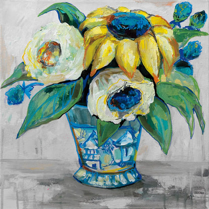 Ginger Jar II Gray by Jeanette Vertentes. SKU 54309a. Archival Giclee Fine art print for wall decor.