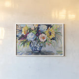 Ginger Pop by Jeanette Vertentes. shown as a paper print in a white frame. Available as a archival giclee rolled canvas, fine art paper, or poster print. SKU 93139i.